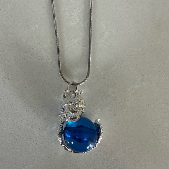 marble dragon pendent. - Picture 3 of 6